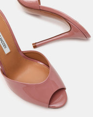 PRIYA Dark Blush Patent Mule Women's Heel