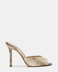 PRIYA Natural Snake Mule Women's Heel