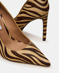 NOIR Tiger Pointed-Toe Stiletto Pump Women's Heels