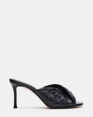 KOUTURE Black Stiletto Mule Heel | Women's Heels