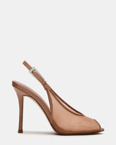 PRESCOTT Natural Mesh Women's Slingback Stiletto Heel