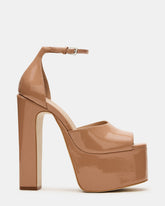 NIGHTFALL Blush Patent Women's Platform Blcok Heel