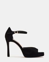 ESTER Black Suede Strappy Heel | Women's Heels