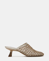 XRAY Gold Women's Caged Net Mule Heel