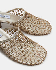 XRAY Gold Women's Caged Net Mule Heel