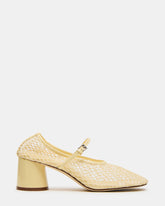 RAYNOR Butter Women's Mary Jane Mesh Block Heel