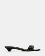 BERRY Black Women's Mule Kitten Heel