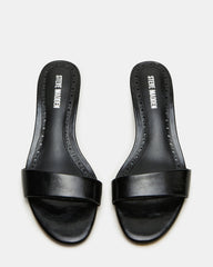 BERRY Black Women's Mule Kitten Heel