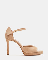 ESTER Tan Suede Strappy Heel | Women's Heels
