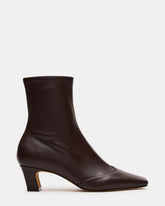 JETER Brown Square-Toe Women's Ankle Boot