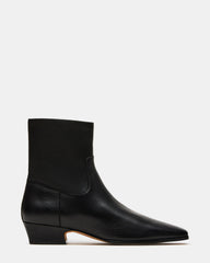 DUSTY Black Leather Women's Ankle Boot