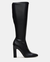 ARIA Black Wide Calf Knee-High Women's Boot