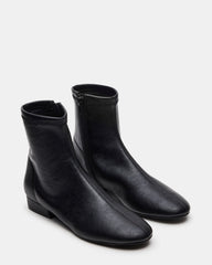 FINCH Black Round Toe Women's Ankle Boot