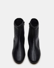 FINCH Black Round Toe Women's Ankle Boot