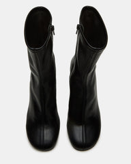 LORENZA Black Heeled Women's Ankle Boot
