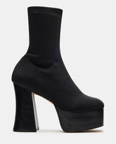 SOHO Black Super Platform Ankle Boot | Women's Booties