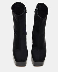 SOHO Black Super Platform Ankle Boot | Women's Booties