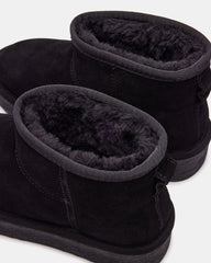 COMFY Black Suede Women's Ankle Boot