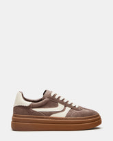 DODGE Espresso Low-Top Platform Women's Sneaker