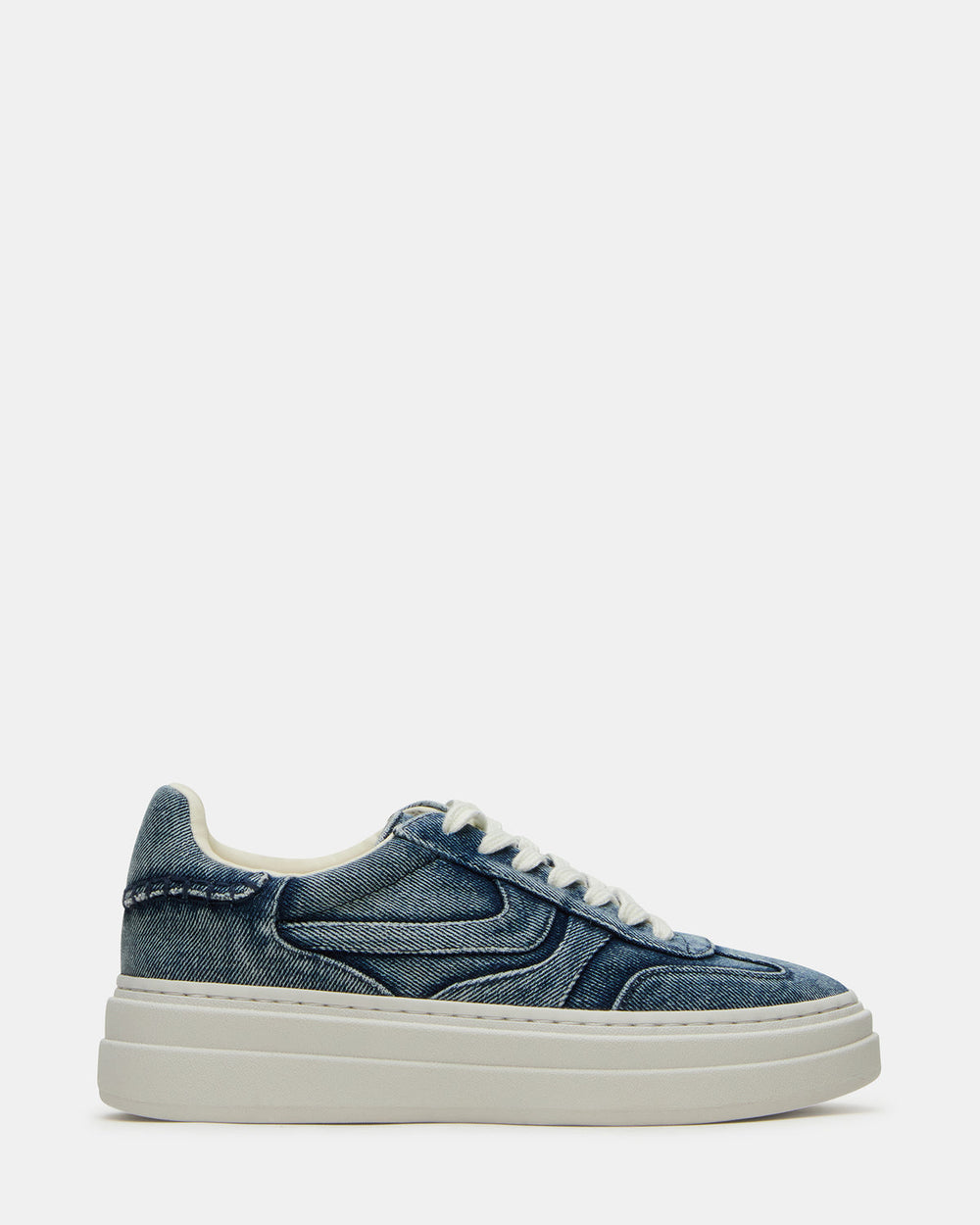 DODGE Denim Fabric Low-Top Platform Women's Sneaker