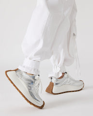 SUPERCAMPO Silver Multi Women's Platform Low-Top Sneaker