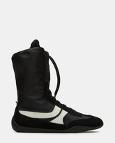 PAXTIN Black Multi Women's High-Top Lace-Up Sneaker