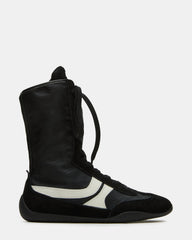 PAXTIN Black Multi Women's High-Top Lace-Up Sneaker