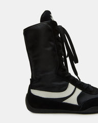 PAXTIN Black Multi Women's High-Top Lace-Up Sneaker