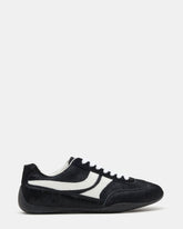 DOBSON Black Multi Women's Low-Top Lace-Up Sneaker