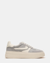 DODGE Grey Multi Low-Top Platform Women's Sneaker