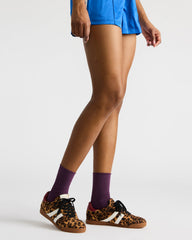 HUDSIN Leopard Women's Lace-Up Low-Top Sneaker