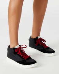EVERETT Black Multi High-Top Lace-Up Sneaker | Women's Sneakers