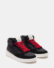 EVERETT Black Multi High-Top Lace-Up Sneaker | Women's Sneakers