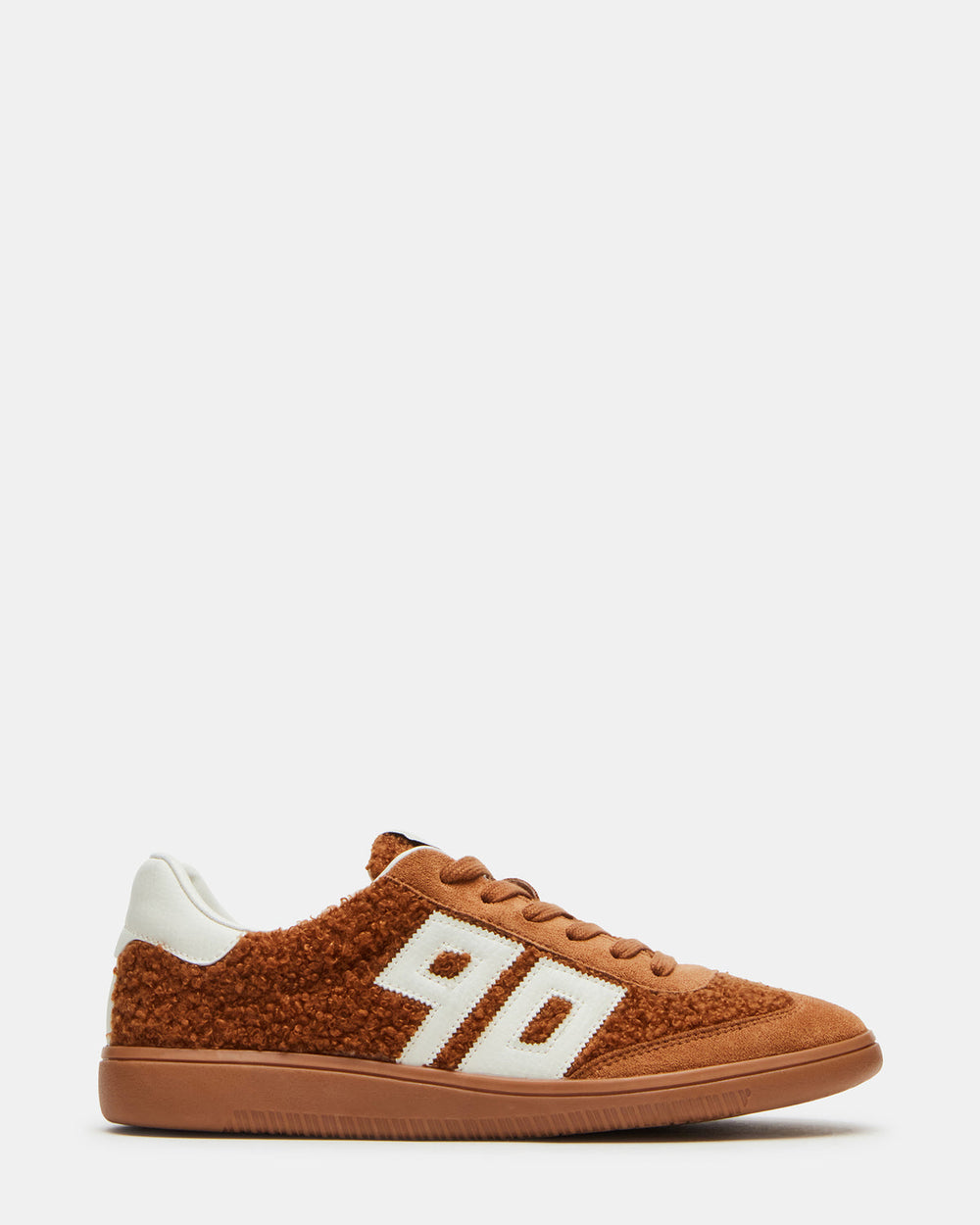 NINETIES Tobacco Low-Top Faux Shearling Sneaker | Women's Sneakers