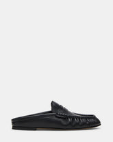RAFE Black Leather Slip-On Mule Women's Flat