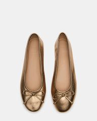 VIXEN Gold Women's Ballet Flats