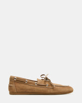 SAG Taupe Suede Women's Boat Shoe