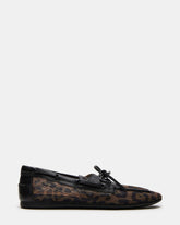 SAG Black/Leopard Women's Boat Shoe
