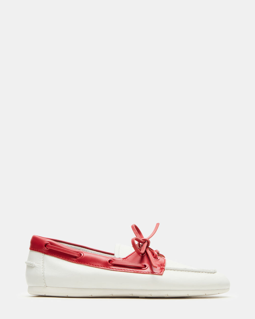 SAG Bone/Red Women's Boat Shoe
