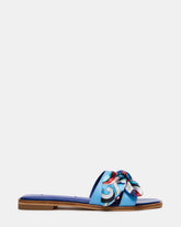 HADYN Blue Scarf Women's Designer Sandal