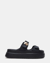 BIGSCHMONA JELLY Black Women's Platform Slide Sandal