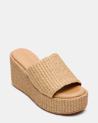 JETTY Raffia Platform Wedge Women's Sandal