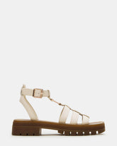JARELLI Bone Leather Strappy Platform Women's Sandal