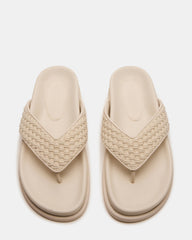 ZINNIA Bone Multi Women's Thong Footbed Sandal