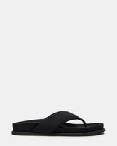 ZINNIA Black Women's Thong Footbed Sandal
