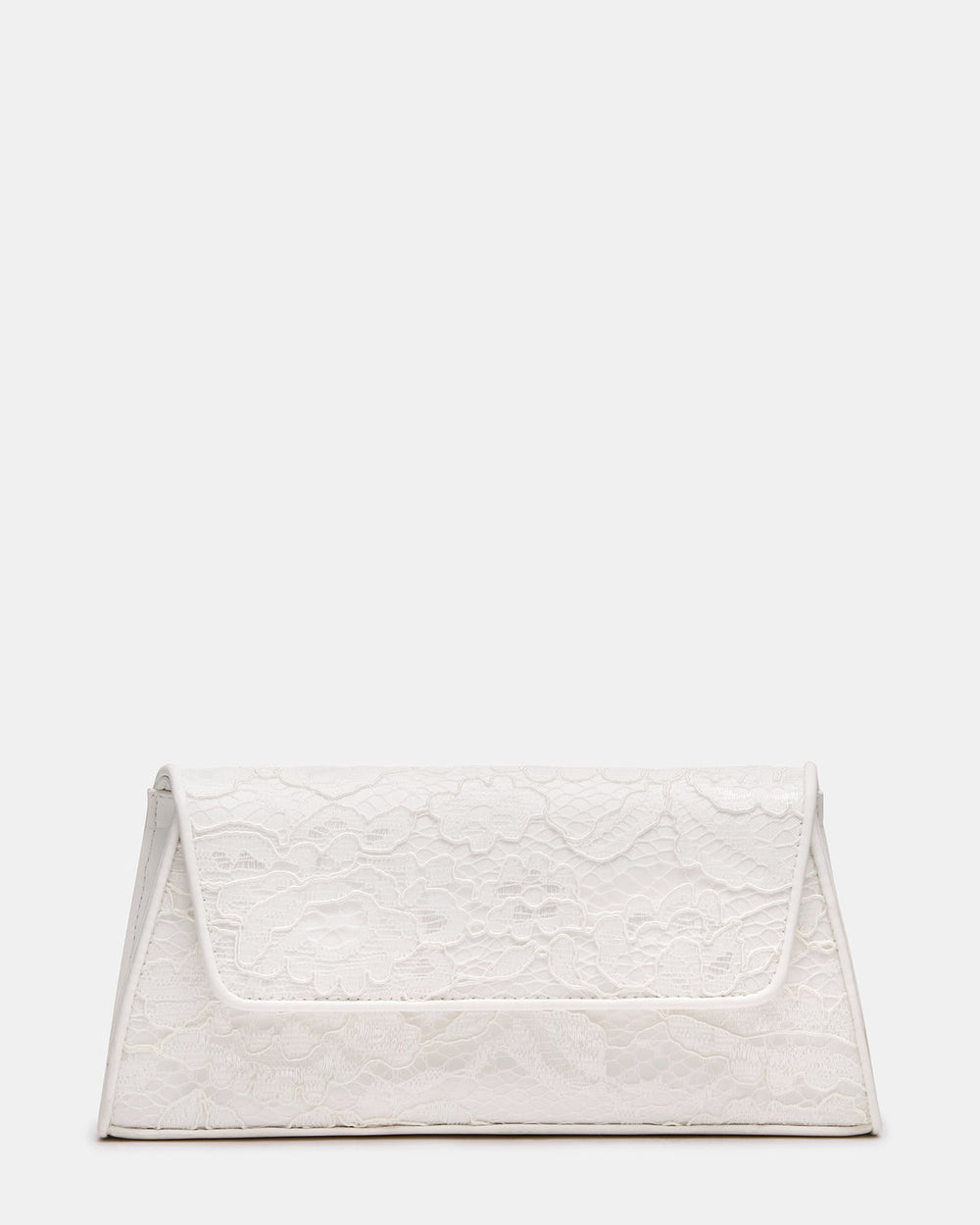 AVANT Bag White Lace French Binding Trapezoid Crossbody Clutch Handbag