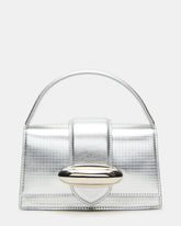 MISHELL Bag Silver Disco Top-Handle Mini Handbag
