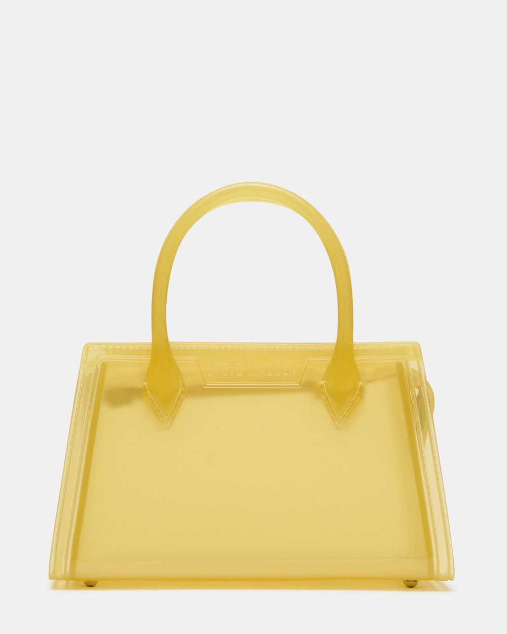 PEACH Jelly Bag Yellow Mini Crossbody Top-Handle Handbag