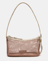 VIXEN Bag Blush Shoulder Strap Mesh Structured Bottom Women's Handbag