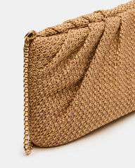 PALOMAA Bag Natural Straw Clutch Crossbody Handbag
